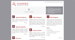 Desktop Screenshot of alfalogics.com
